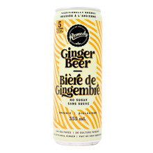 Remède d'Organic Gingembre sans Sucre, 355 ml