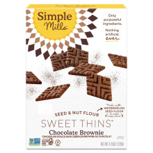 Simple Mills Sans Grains Petites Friandises Chocolatées, Brownie, 120g