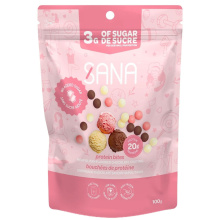 Sana Vie Sucrée - Bouchées Protéinées Croustillantes sans Sucre Ajouté au Chocolat Napolitain, 100g 