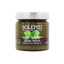 SOLENZI Vegan & Nut-Free Basil Pesto, 180g
