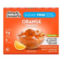 Simplement Desserts Keto Gelée à l'Orange, 20g