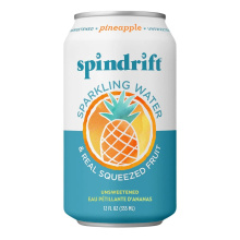 Spindrift Sparkling Water With Real Fruit Pineapple, 355ml