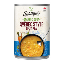 Soupe aux pois cassés biologique de style québécois Sprague, 398 ml