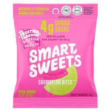 SmartSweets Bonbons Souramelon Faible en Sucre, 50g