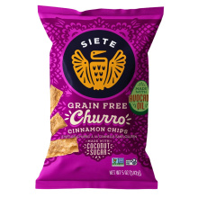 Chips Churro en Siete Cannelle sans Grains, 142g