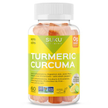 SUKU Vitamines Anti-inflammatoires Gummies au curcuma Citron Lime, 60 Gummies