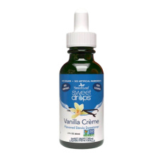 Gouttes de stévia liquide Sweet Drops à la vanille crème, 60ml.