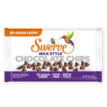 Swerve Sweets Pépites de Chocolat Sans Sucre Ajouté Lait, 255g