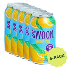 Swoon Thé au citron sans sucre, lot de 5, 355 ml chacun