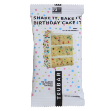 TRUBAR Barre Protéinée Secouez-la, Faites-la Cuire, Gâteau d'Anniversaire, 50 g