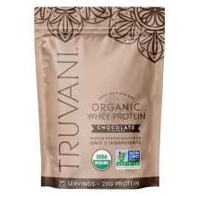 Truvani Organic Grass-Fed Whey Protein Chocolate, 20 Servings