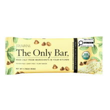 TRUVANI La barre collation sans gluten Peanut Butter Chocolate Chip, 50g - la seule barre sans gluten disponible.