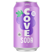 Cove Zéro Sucre Probiotiques Soda Raisin, 355ml