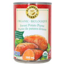 Purée de patate douce biologique du marché fermier, 398mL