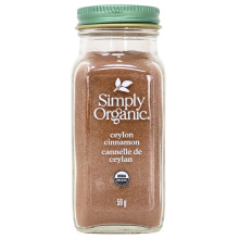 Cannelle biologique de Ceylan Simply Organic, 59g