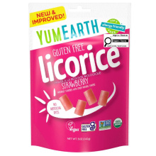 YumEarth Bio Réglisse Fraise, 142g 