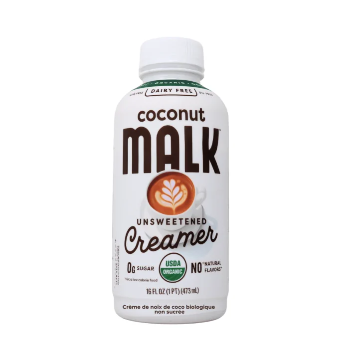Malk Organic Coconut Creamer Unsweetened Front