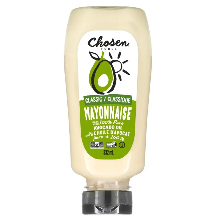 Front of Chosen Foods Squeeze Avocado Oil Mayonnaise Gluten-Free