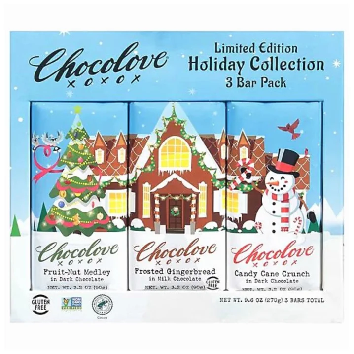 Collection des Fêtes Chocolove XO Édition Limitée, 3 Barres