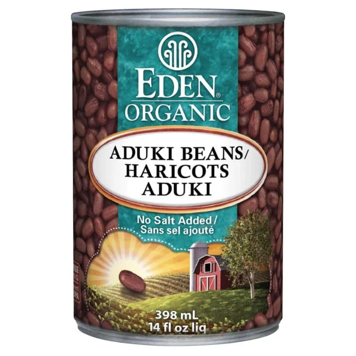 Haricots Adzuki Bio Eden Sans Sel Ajouté en Canette Sans BPA, 425g