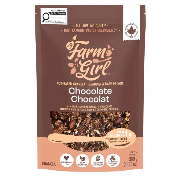 Farm Girl Grain-Free Granola Chocolate Front