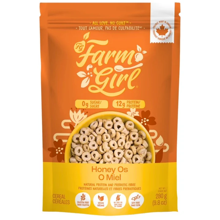 Farm Girl Sugar-Free Cereal Honey Os front
