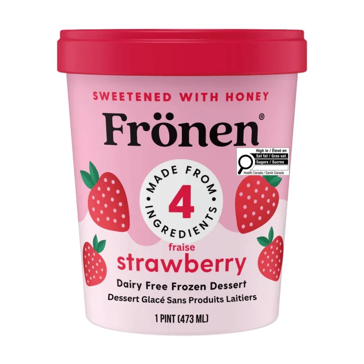 Frönen Dairy-Free Ice Cream Strawberry, 473mL