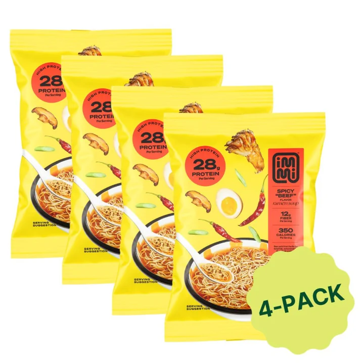 Front of Immi Keto High Protein Ramen Spicy "Beef"