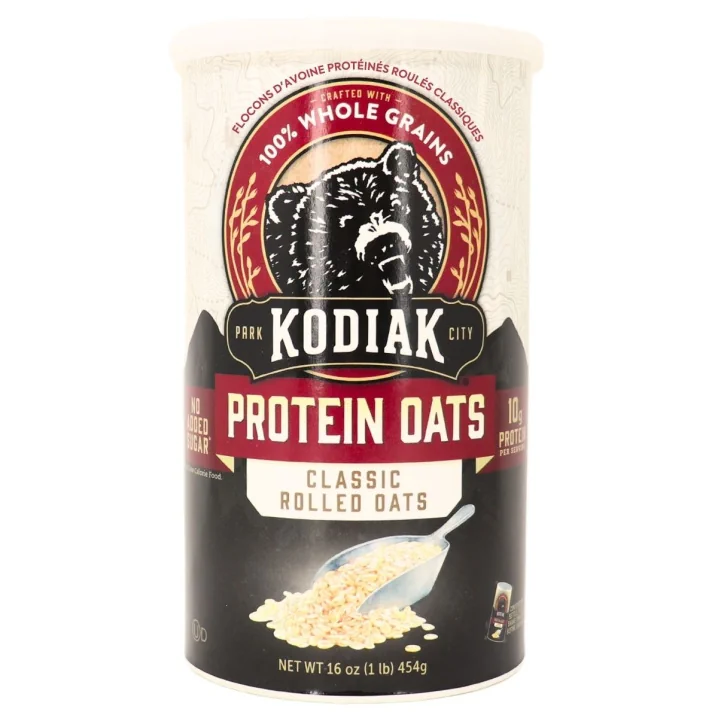 Front of Kodiak Protein Oats Classic Rolled Oats