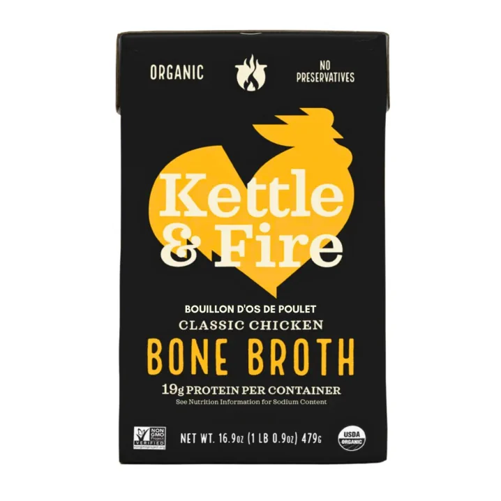 Front of Kettle & Fire Chicken Bone Broth