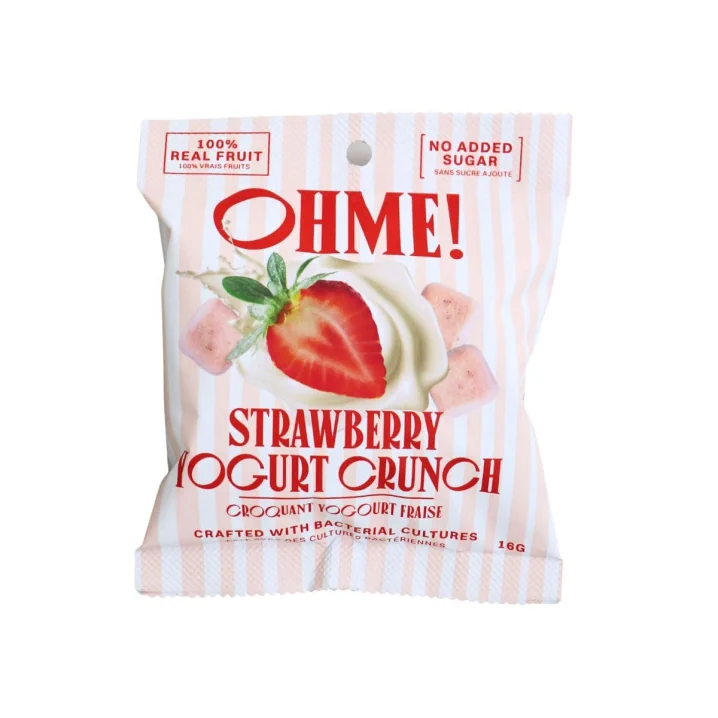OHME! Freeze-Dried Strawberry Yogurt Crunch Front