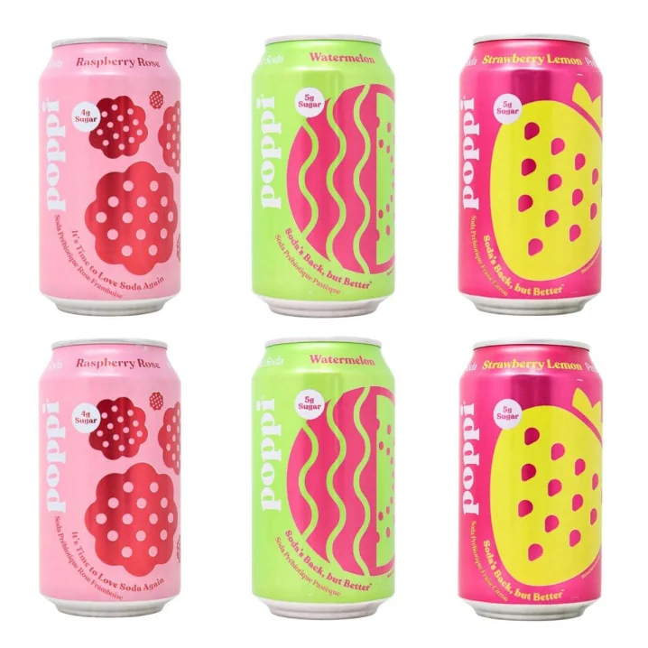 Poppi Prebiotic Soda Fresh  & Fruity Variety Pack Canada Front