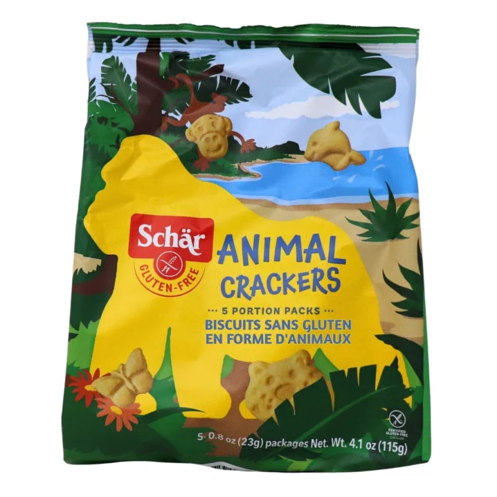 Schär Gluten-Free Animal Crackers Front of bag