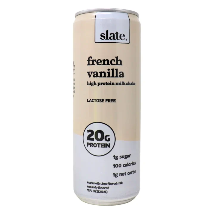 Slate High Protein Milk Shake French Vanilla, 325mL