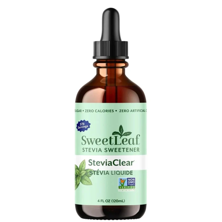 Front of Sweetleaf SteviaClear® Liquid Stevia