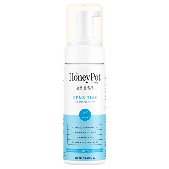 Front of The Honey Pot Foaming Intimate Wash Sensitive