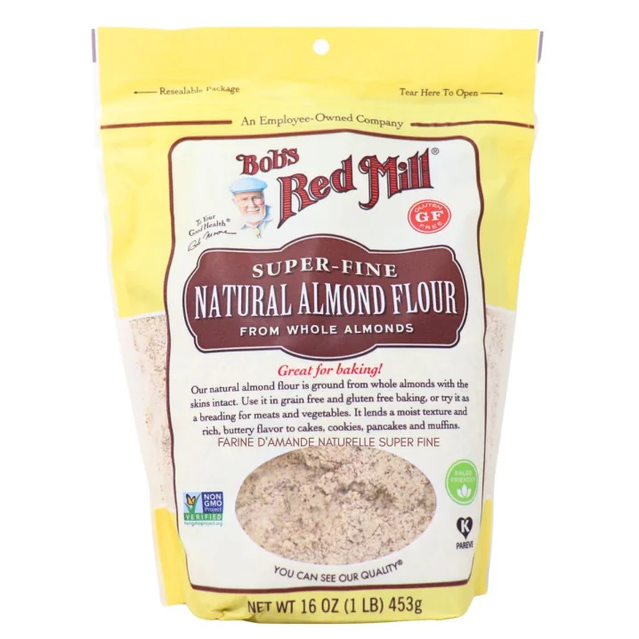 Front of Bob's Red Mill Super Fine Natural Almond Flour, 453g