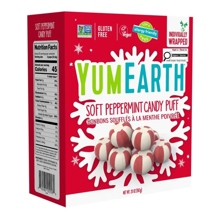 YumEarth Soft Peppermint Candy Puff, 567g