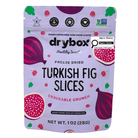 Drybox No Sugar Added Freeze Dried Fig Slices Front