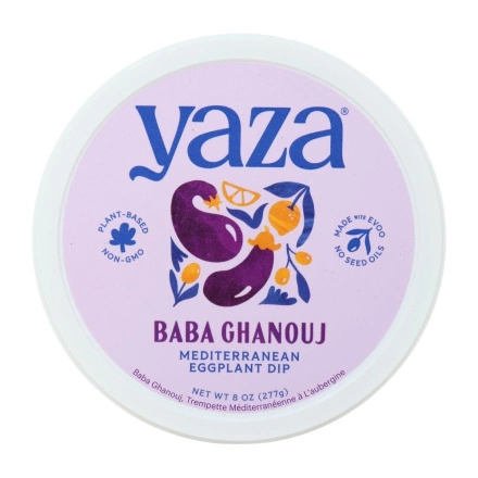 Yaza Baba Ghanouj Mediterranean Eggplant Dip Front