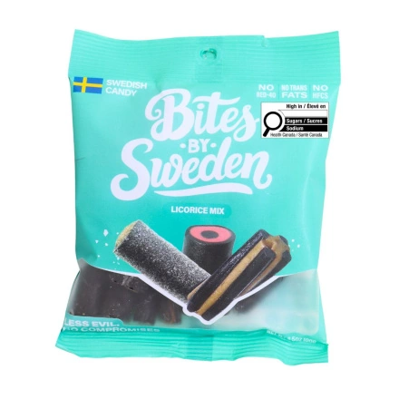 Bites by Sweden Licorice mix Front
