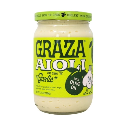 Graza Aioli Jar “Garlic” Front