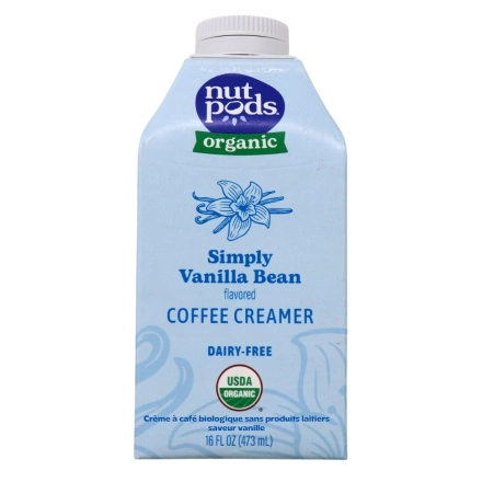 Nutpods Organic Dairy-Free Coffee Creamer Simply Vanilla Bean Front
