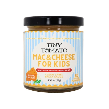 Tiny Tomato Mac and Cheese Pasta Sauce With Veggies and Bone Broth Front