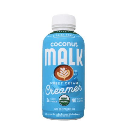 Malk Crème de Noix de Coco Biologique Sucrée, 473 mL