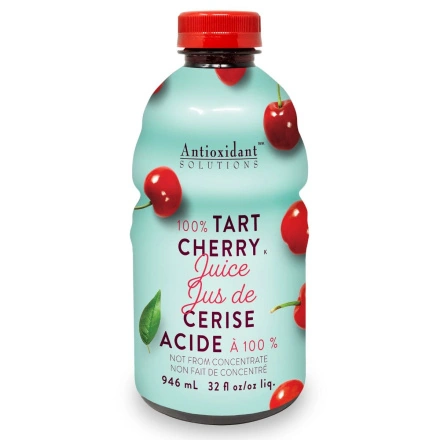 Front of Antioxidant Solutions Tart Cherry Juice Antioxidant Drink