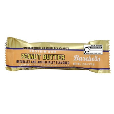 Barebells Protein Bar Peanut Butter Front