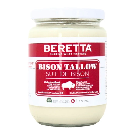 Beretta Bison Tallow Grass-Fed Tallow 