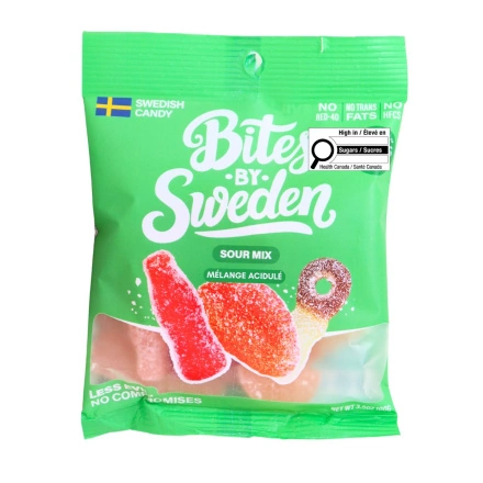 Bites by Sweden Sour Mix Front
