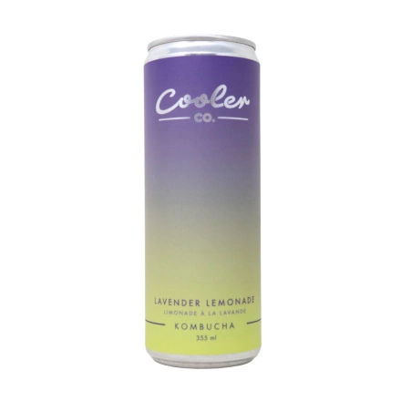 Cooler Co. Kombucha Lavender Lemonade Front of can
